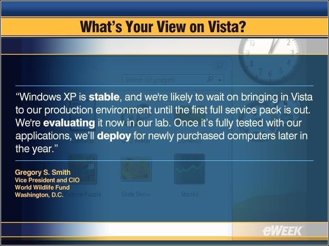 Whats Your View on Vista?