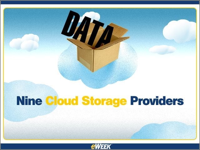 Nine Cloud Storage Providers