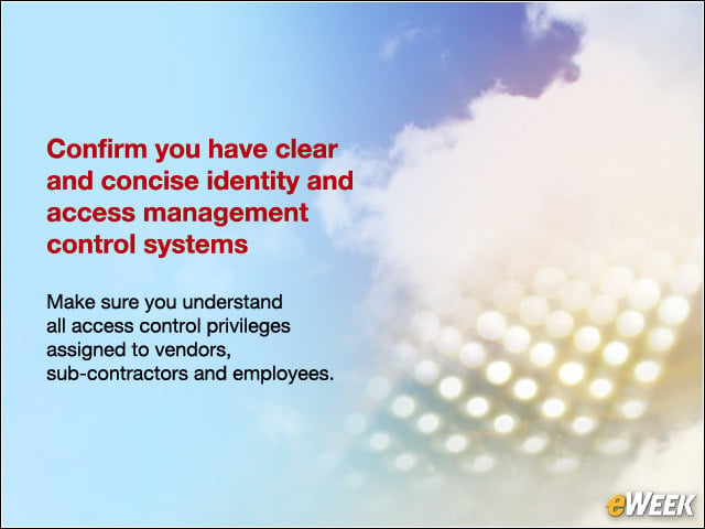 Identity and Access Management Control