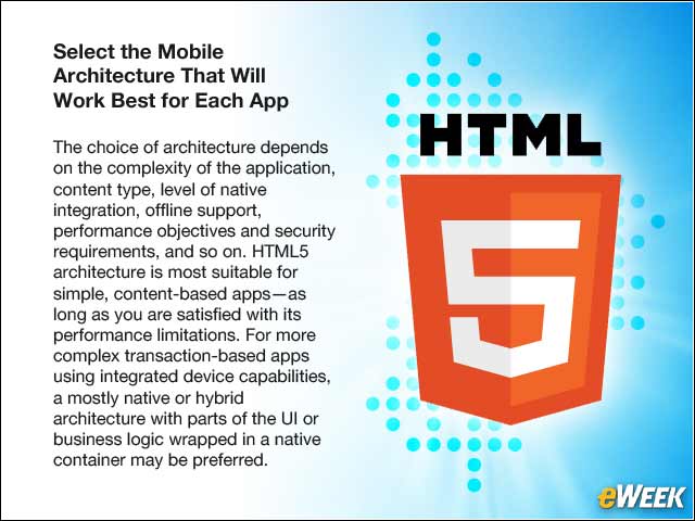 5 - Select the Mobile Architecture That Will Work Best for Each App