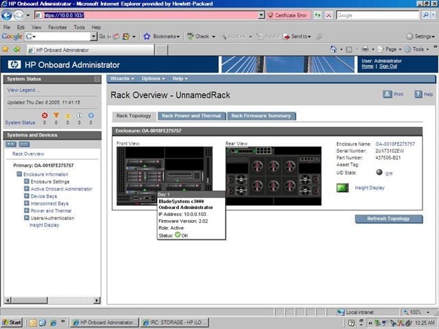 Managing the c3000