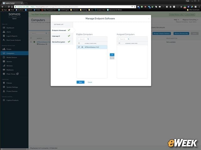 Dashboard Handles All Software Management Chores