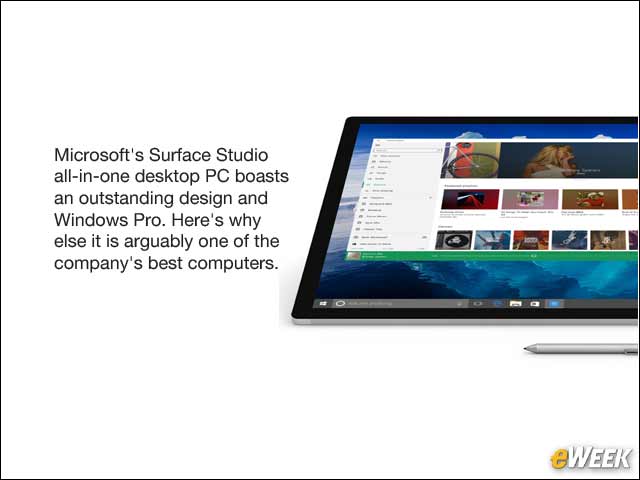 1 - 10 Impressive Features in Microsoft's Surface Studio Desktop PC