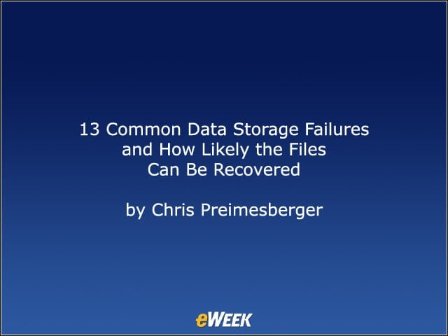 13 Common Data Storage Failures and How Likely the Files Can Be Recovered