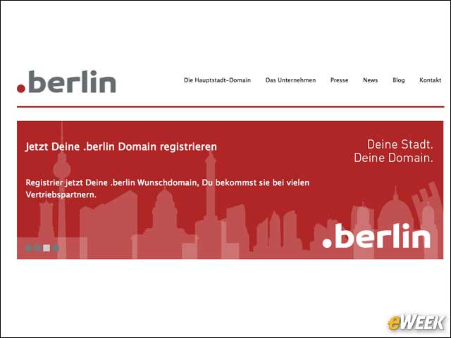 3 - Berlin Gets Its Own TLD