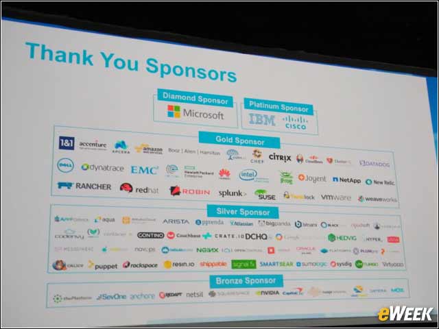 11 - DockerCon Had Many Big Name Sponsors