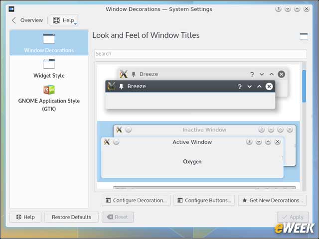 3 - KDE 5 Desktop Theme Default Is Breeze