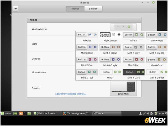 5 - Mint-Y Theme Now an Option