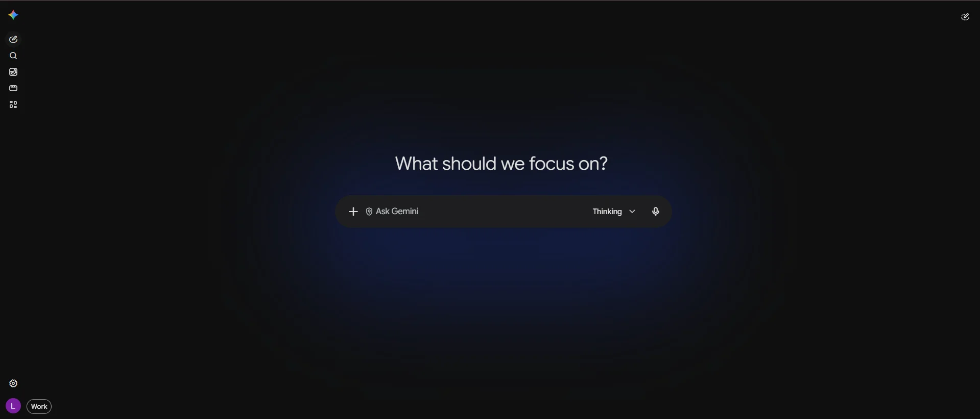 Gemini interface.