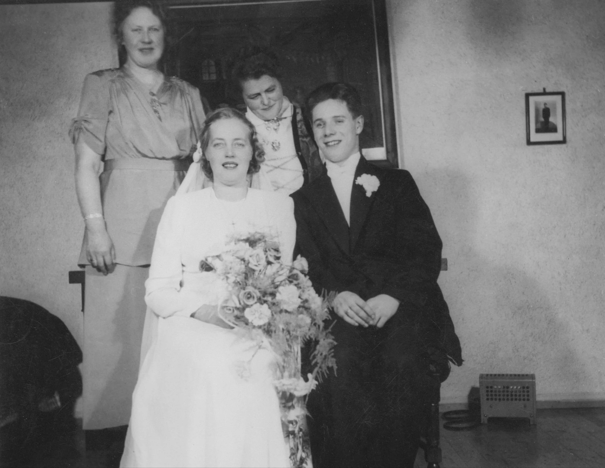 Old family wedding photo.